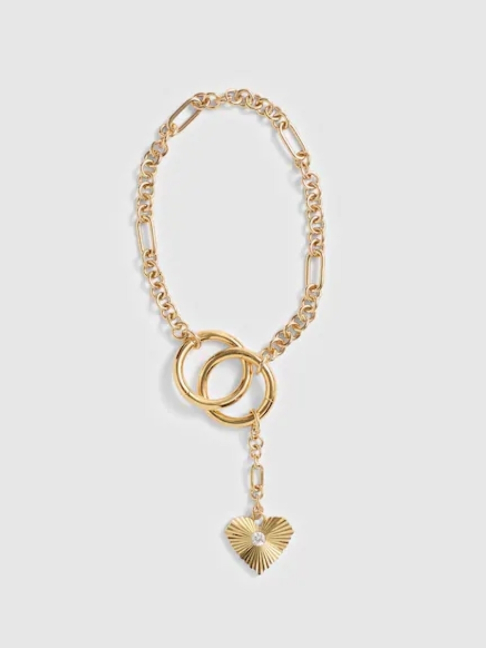 New! Madewell Heart Chain Bag Charm